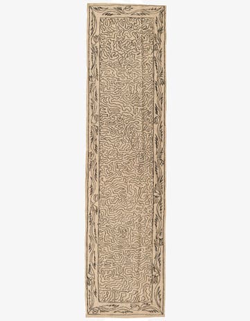 2' 6 x 9' 6 Hand Woven Kilim Suzani Wool Runner Rug