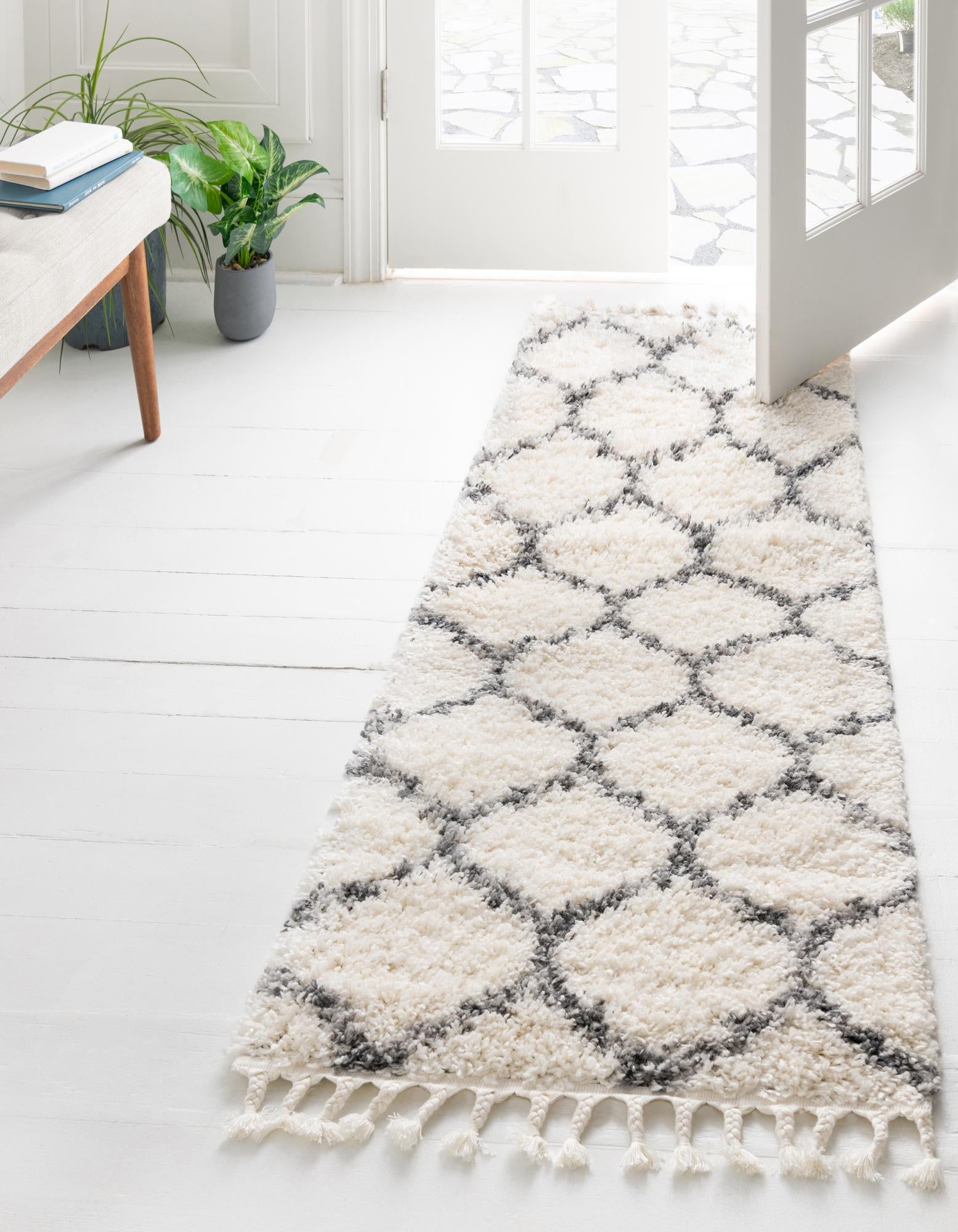 2' 2 x 6' Lagom Shag Runner Rug