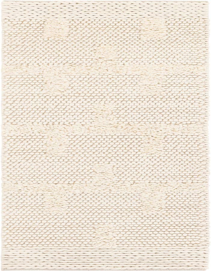 Detail image of 2' x 6' 1 Hand Woven Lana New Zealand Wool Runner Rug