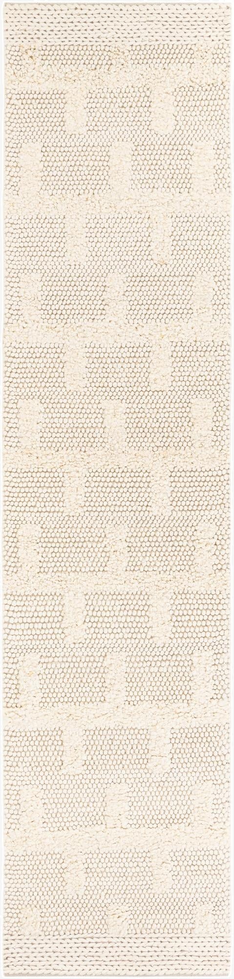 Primary image  2' 7 x 12'  Hand Woven Lana New Zealand Wool Runner Rug
