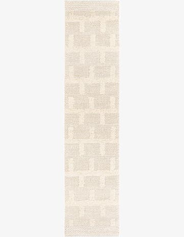 2' 7 x 12' Hand Woven Lana New Zealand Wool Runner Rug