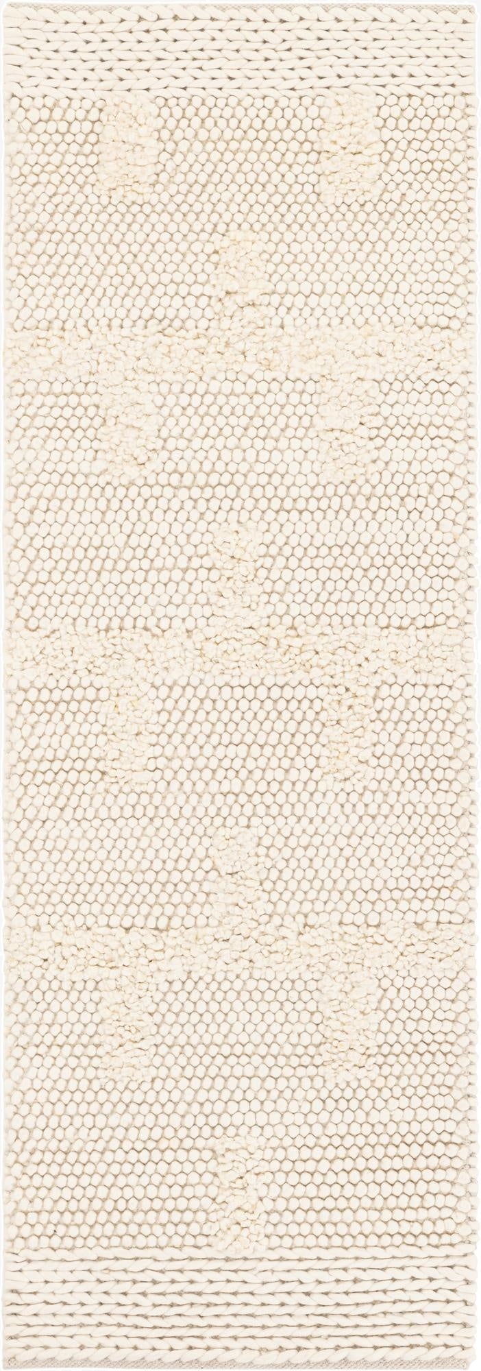 2' x 6' 1  Hand Woven Lana New Zealand Wool Runner Rug