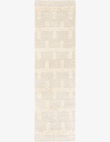 2' 7 x 10' Hand Woven Lana New Zealand Wool Runner Rug