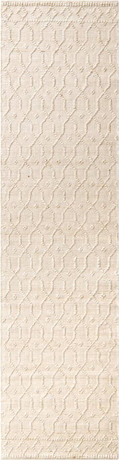 Detail image of 2' 7 x 9' 10 Hand Woven Larsa Jute Runner Rug