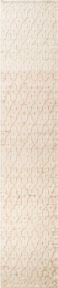Detail image of 2' 7 x 13' 11 Hand Woven Larsa Jute Runner Rug