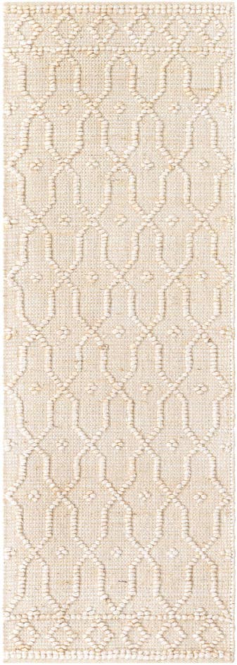 Detail image of 2' x 6' 1 Hand Woven Larsa Jute Runner Rug