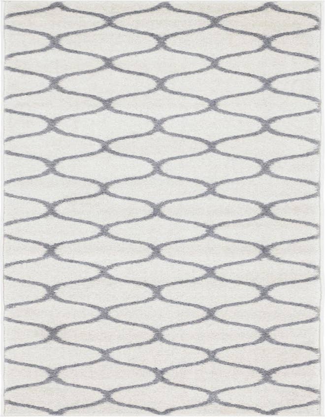 Detail image of 2' x 6' Lattice Frieze Runner Rug