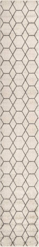 Detail image of 2' x 13' Lattice Frieze Runner Rug