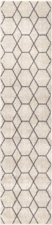 Detail image of 2' x 9' Lattice Frieze Runner Rug