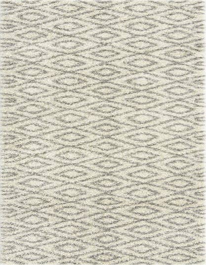 Detail image of 3' 3 x 16' 5 Lattice Shag Runner Rug