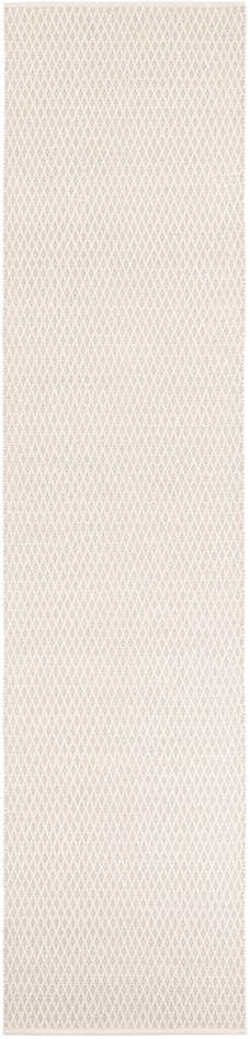 Detail image of 3' 3 x 14' 1 Hand Woven Lattice Wool Runner Rug
