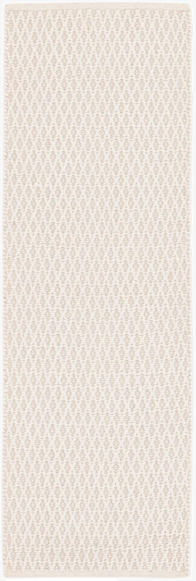 Primary image 2' x 6' 1  Hand Woven Lattice Wool Runner Rug