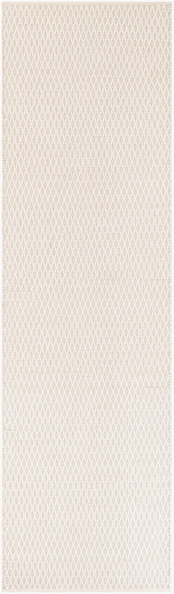 3' 3 x 12'  Hand Woven Lattice Wool Runner Rug