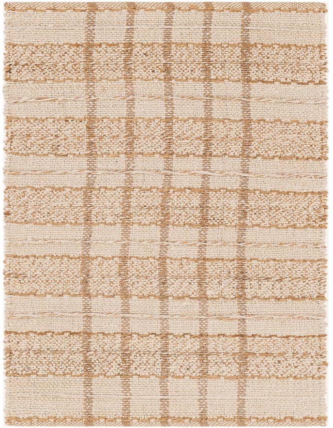 Detail image of 2' x 6' 1 Hand Braided Laurel Handwoven Jute Runner Rug