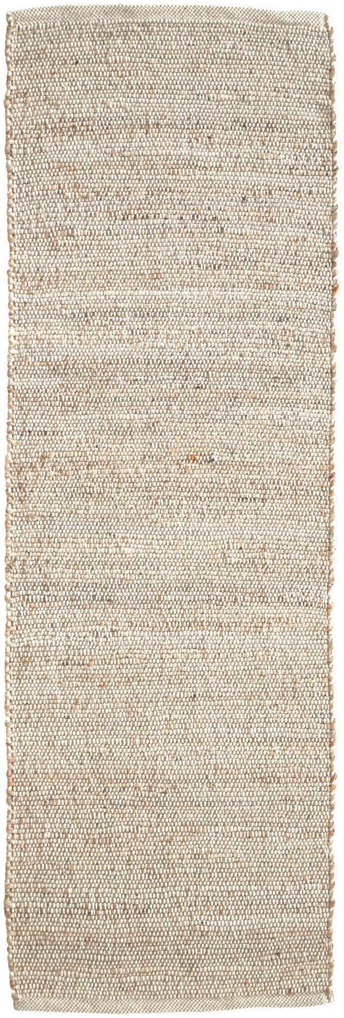 Ivory Hand Woven Laurel Handwoven Jute Runner Rug