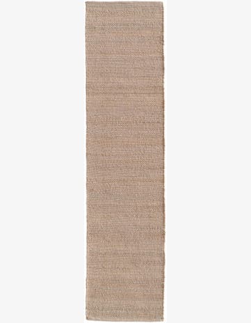 Ivory Hand Woven Laurel Handwoven Jute Runner Rug