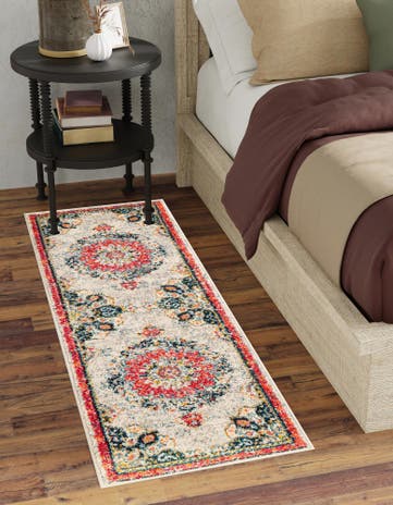Ivory Madeline Runner Rug