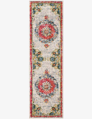 Ivory Madeline Runner Rug
