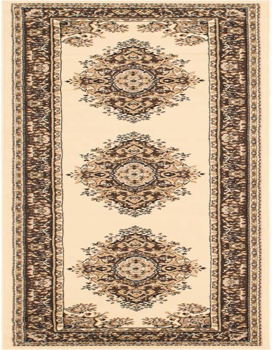 Detail image of 2' 7 x 10' Mashad Design Runner Rug