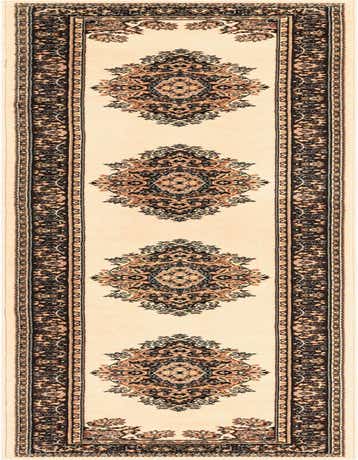 3' x 16' 5 Mashad Design Runner Rug