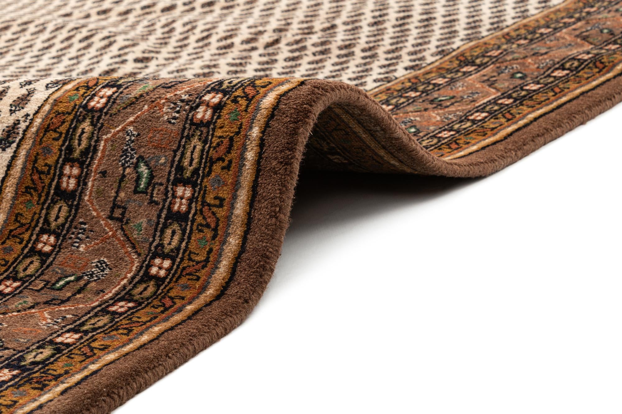 6' x 11' 6 Hand Knotted Mir Wool Runner Rug
