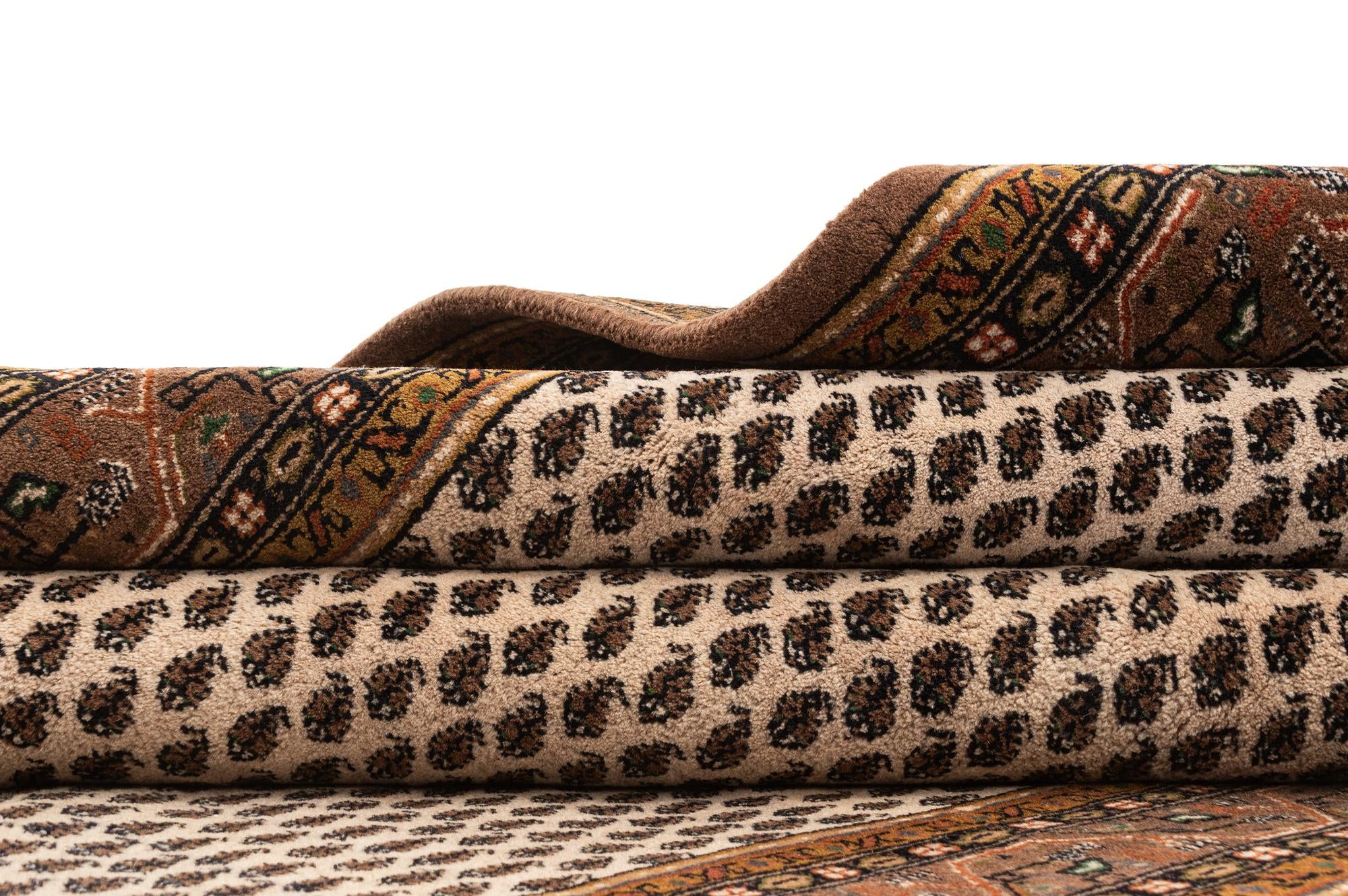 6' x 11' 6 Hand Knotted Mir Wool Runner Rug