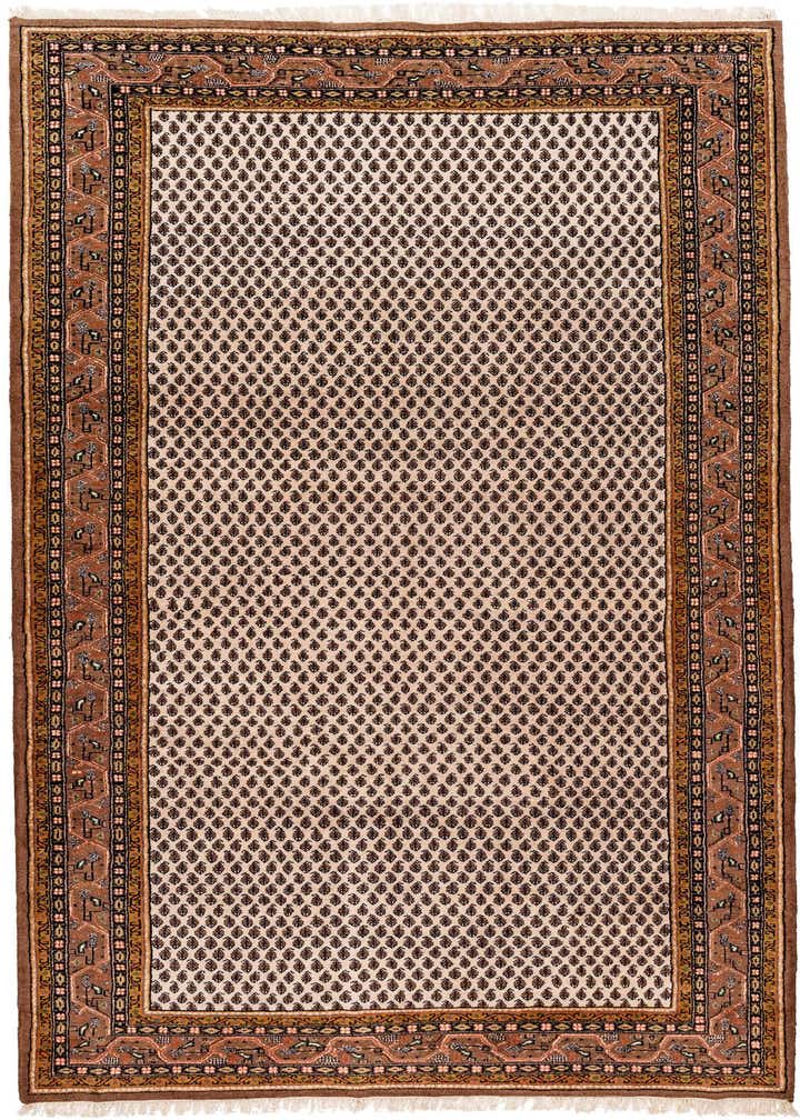 6' x 11' 6 Hand Knotted Mir Wool Runner Rug