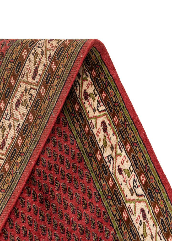 6' x 11' 6 Hand Knotted Mir Wool Runner Rug