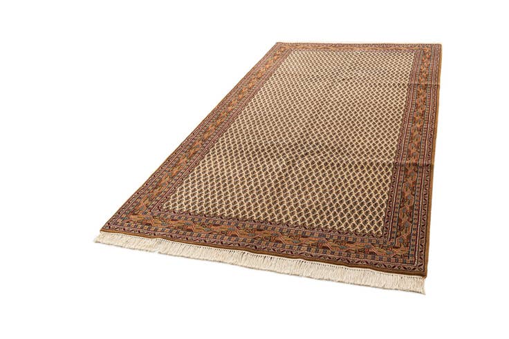 Detail image of 5' 6 x 10' 5 Hand Knotted Mir Wool Runner Rug
