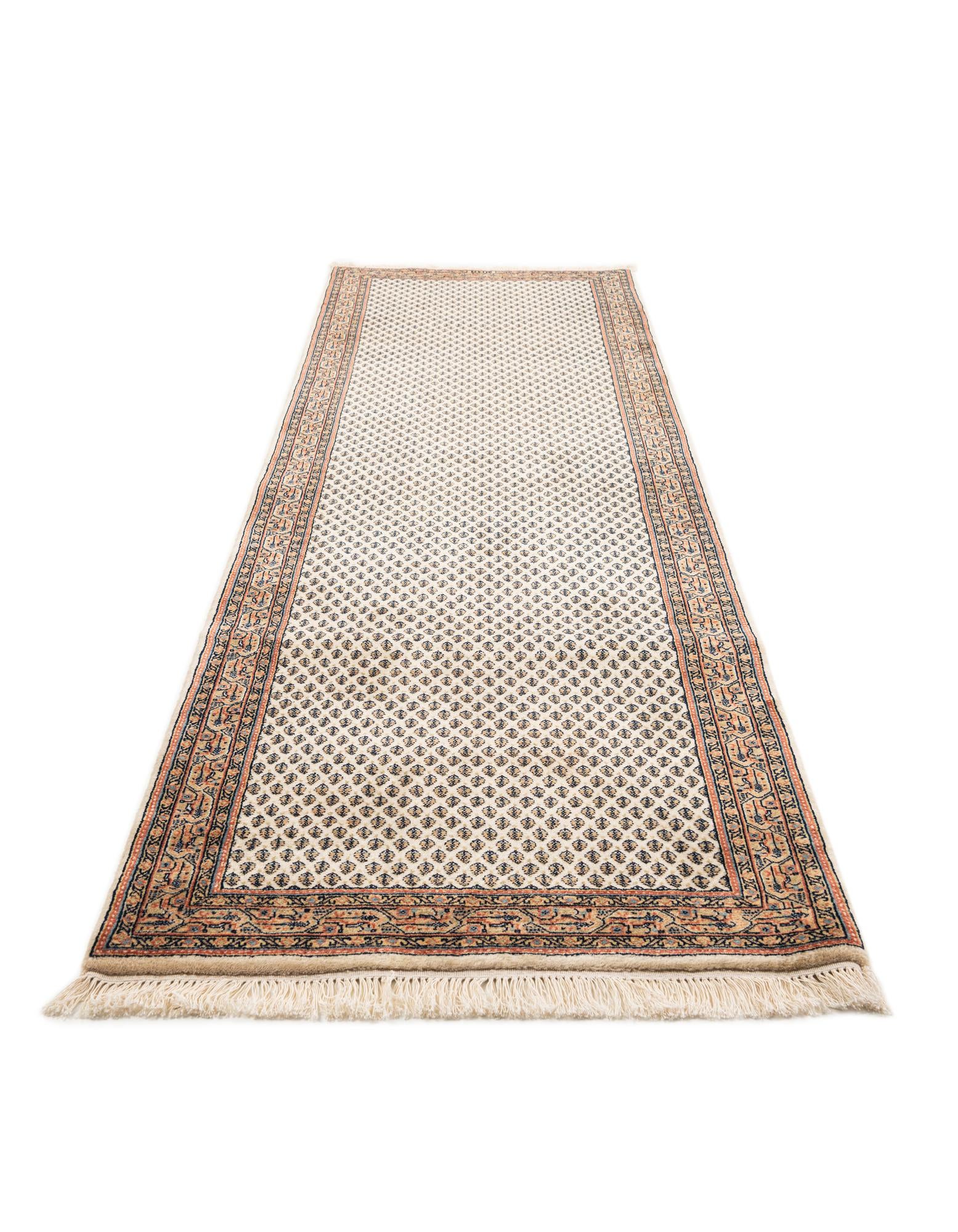 6' 4 x 11' 3 Hand Knotted Mir Wool Runner Rug