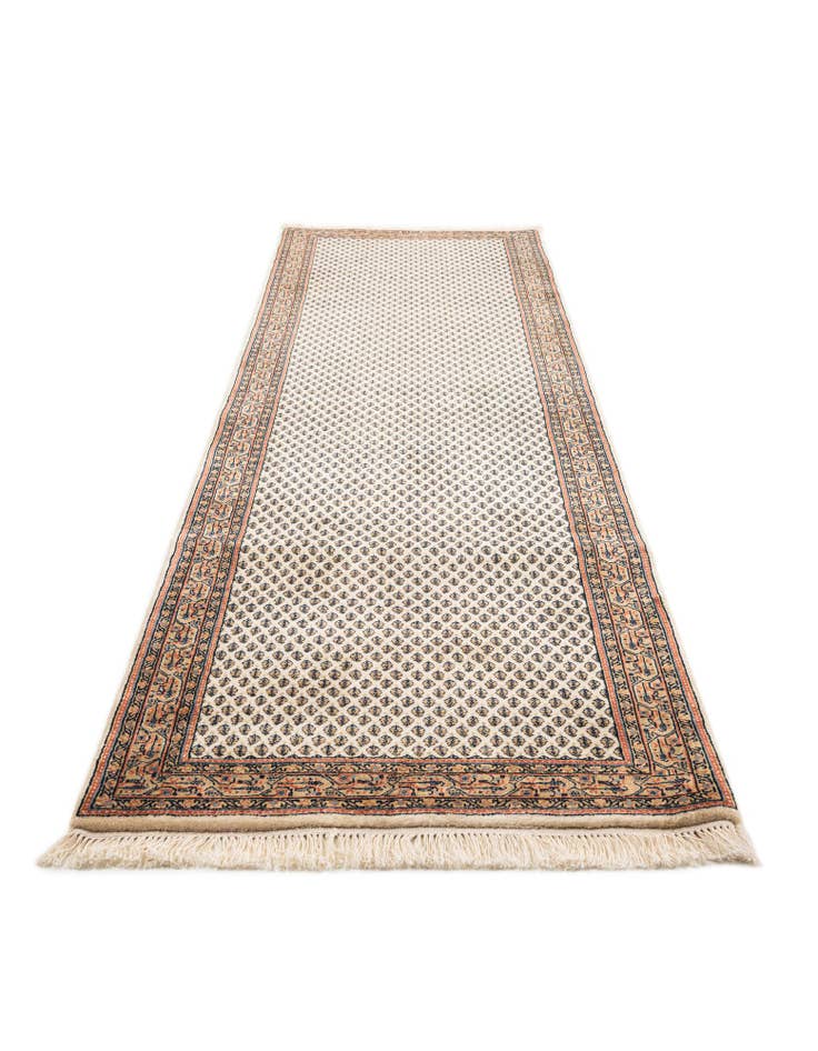 Detail image of 6' 4 x 11' 3  Hand Knotted Mir Wool Runner Rug