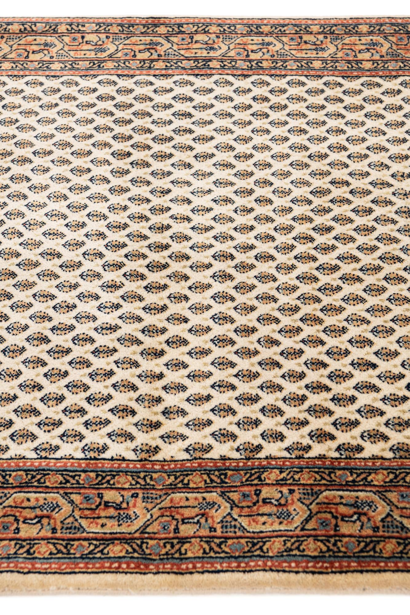 6' 4 x 11' 3 Hand Knotted Mir Wool Runner Rug