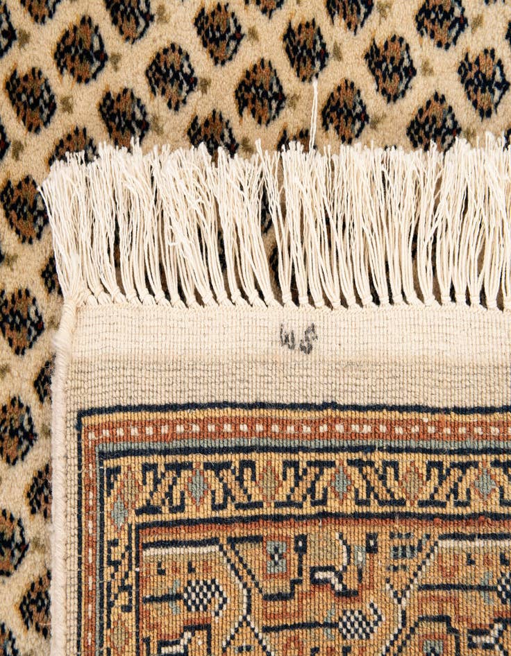 Detail image of 6' 4 x 11' 3  Hand Knotted Mir Wool Runner Rug