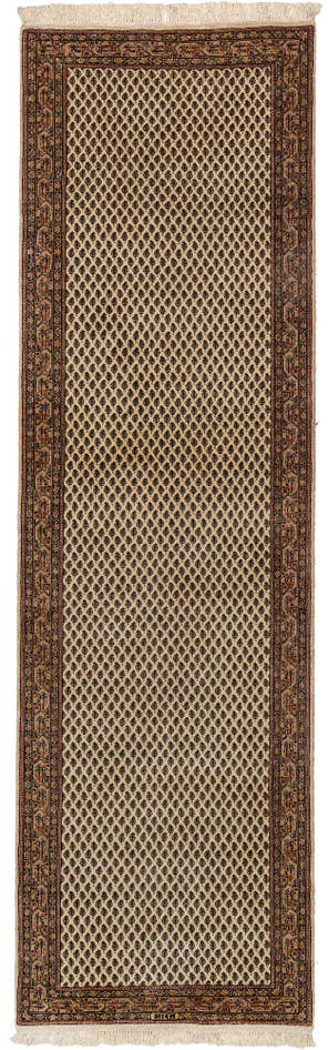 Detail image of 6' 4 x 11' 3 Hand Knotted Mir Wool Runner Rug