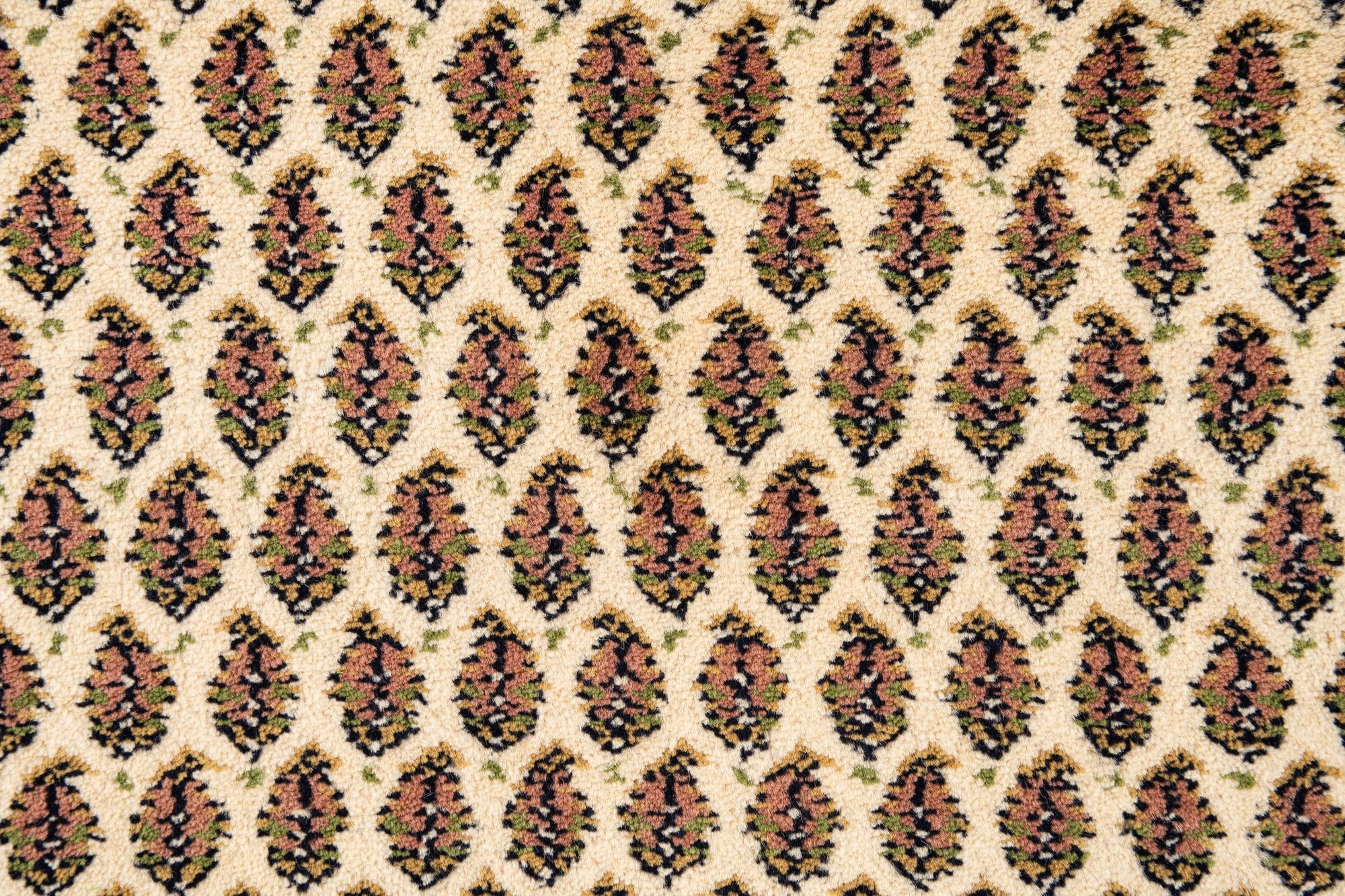 2' 8 x 11' 4 Hand Knotted Mir Wool Runner Rug