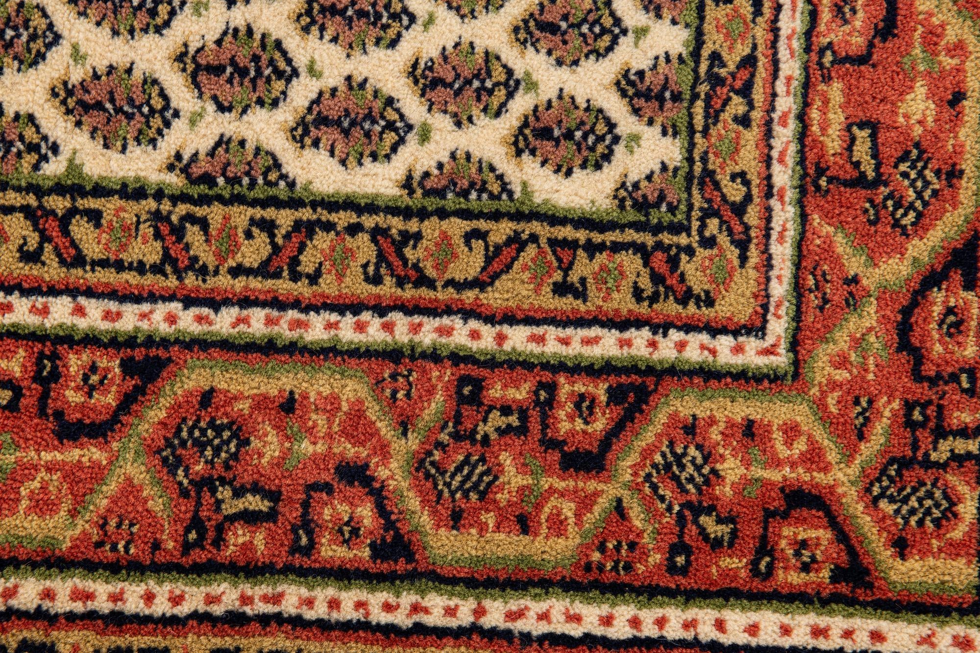 2' 8 x 11' 4 Hand Knotted Mir Wool Runner Rug