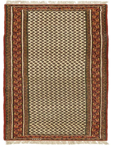 Detail image of 2' 8 x 11' 4 Hand Knotted Mir Wool Runner Rug