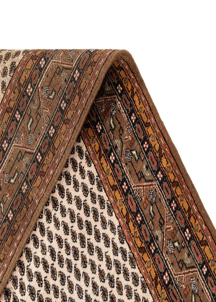 5' 3 x 10' 4 Hand Knotted Mir Wool Runner Rug