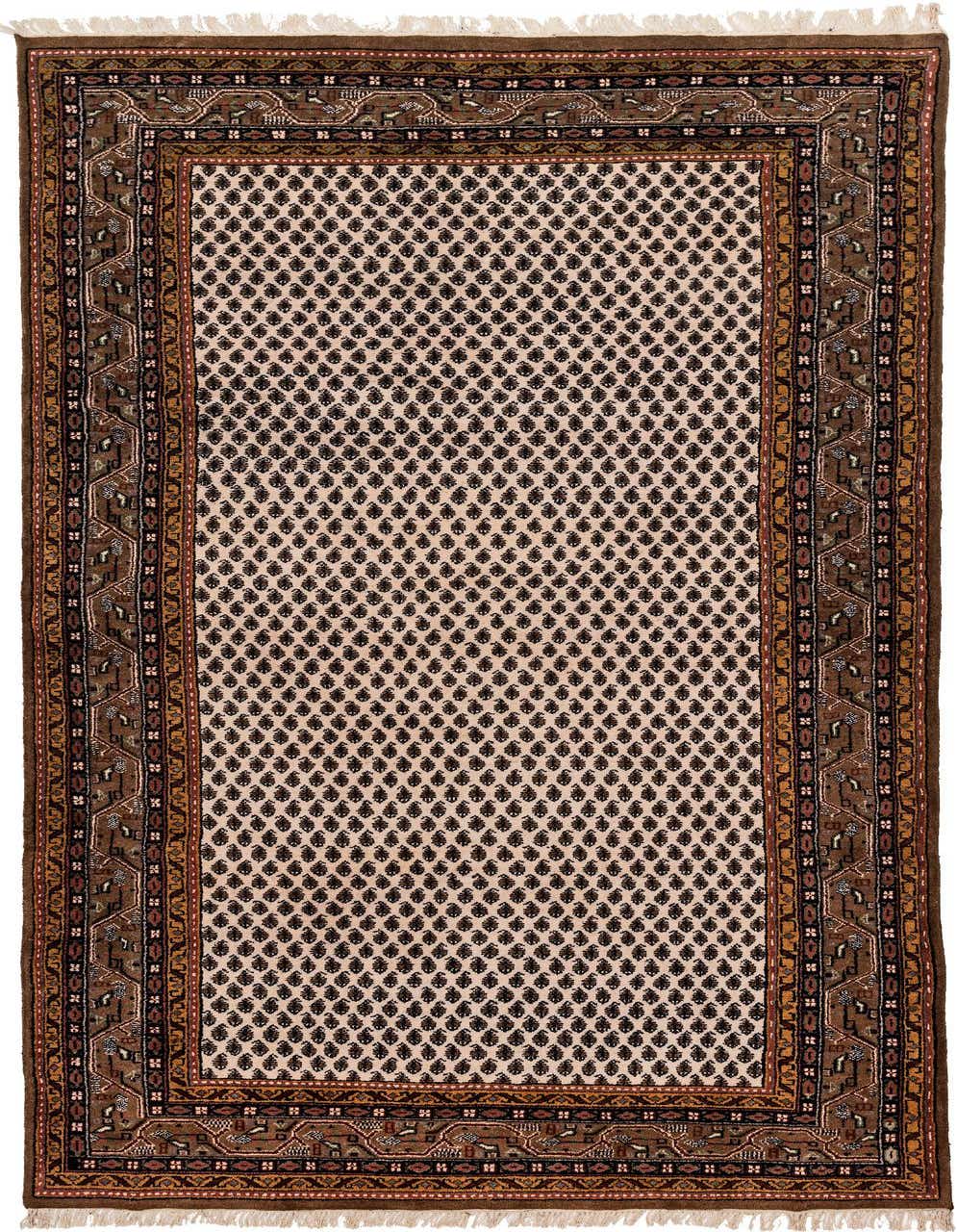 5' 3 x 10' 4 Hand Knotted Mir Wool Runner Rug