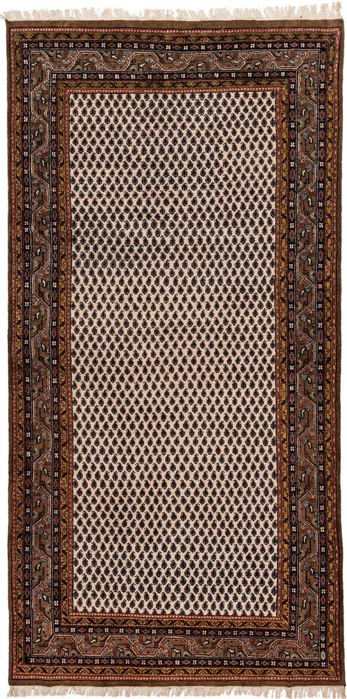5' 3 x 10' 4 Hand Knotted Mir Wool Runner Rug