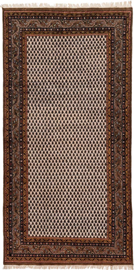 Detail image of 5' 3 x 10' 4 Hand Knotted Mir Wool Runner Rug