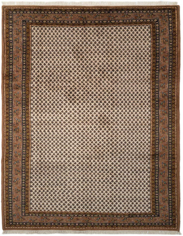 Detail image of 6' 2 x 11' 7 Hand Knotted Mir Wool Runner Rug