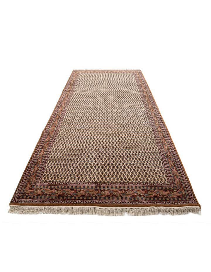 5' 8 x 11' 6 Hand Knotted Mir Wool Runner Rug
