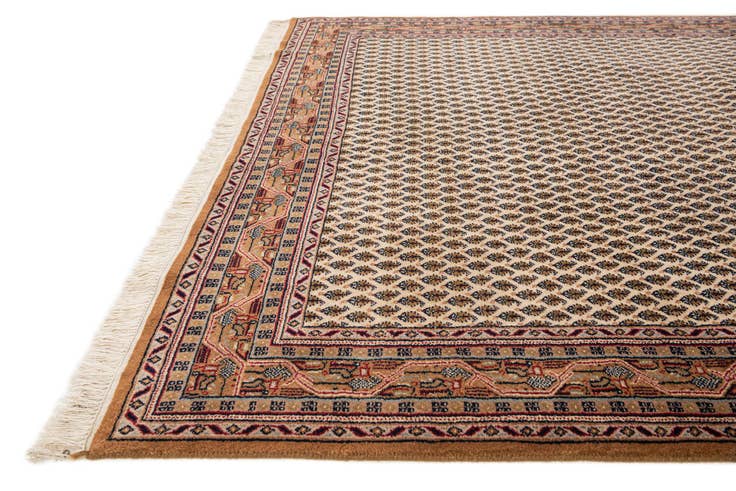Detail image of 5' 8 x 11' 6 Hand Knotted Mir Wool Runner Rug