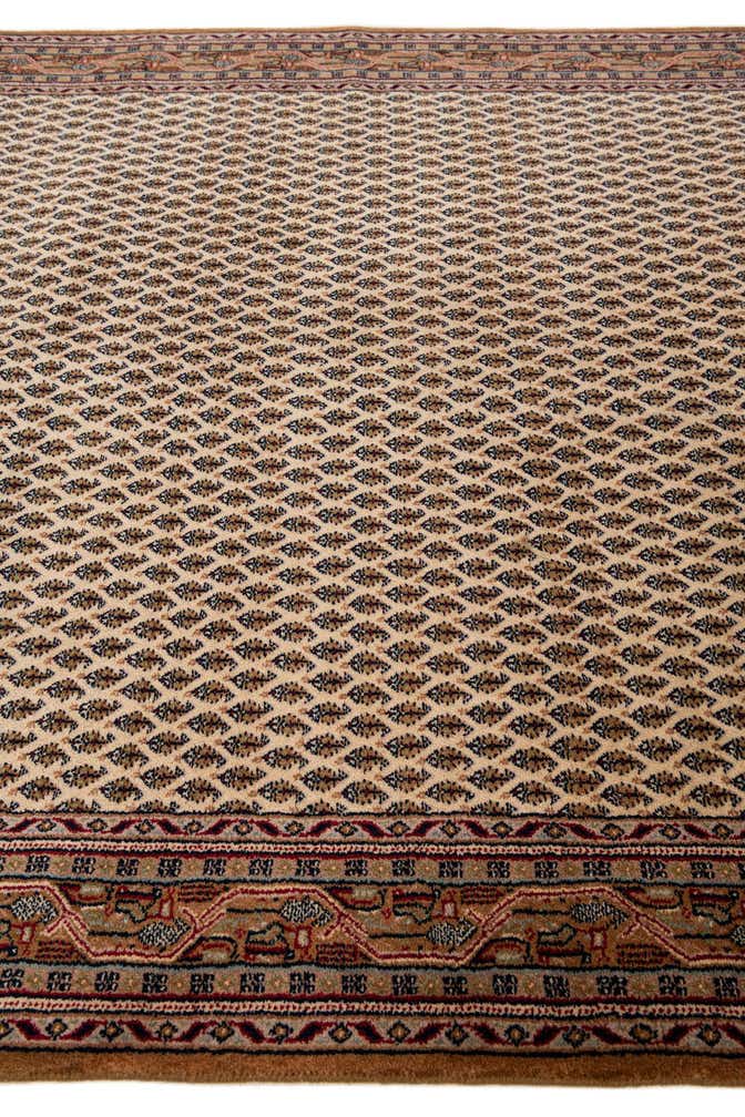 5' 8 x 11' 6 Hand Knotted Mir Wool Runner Rug