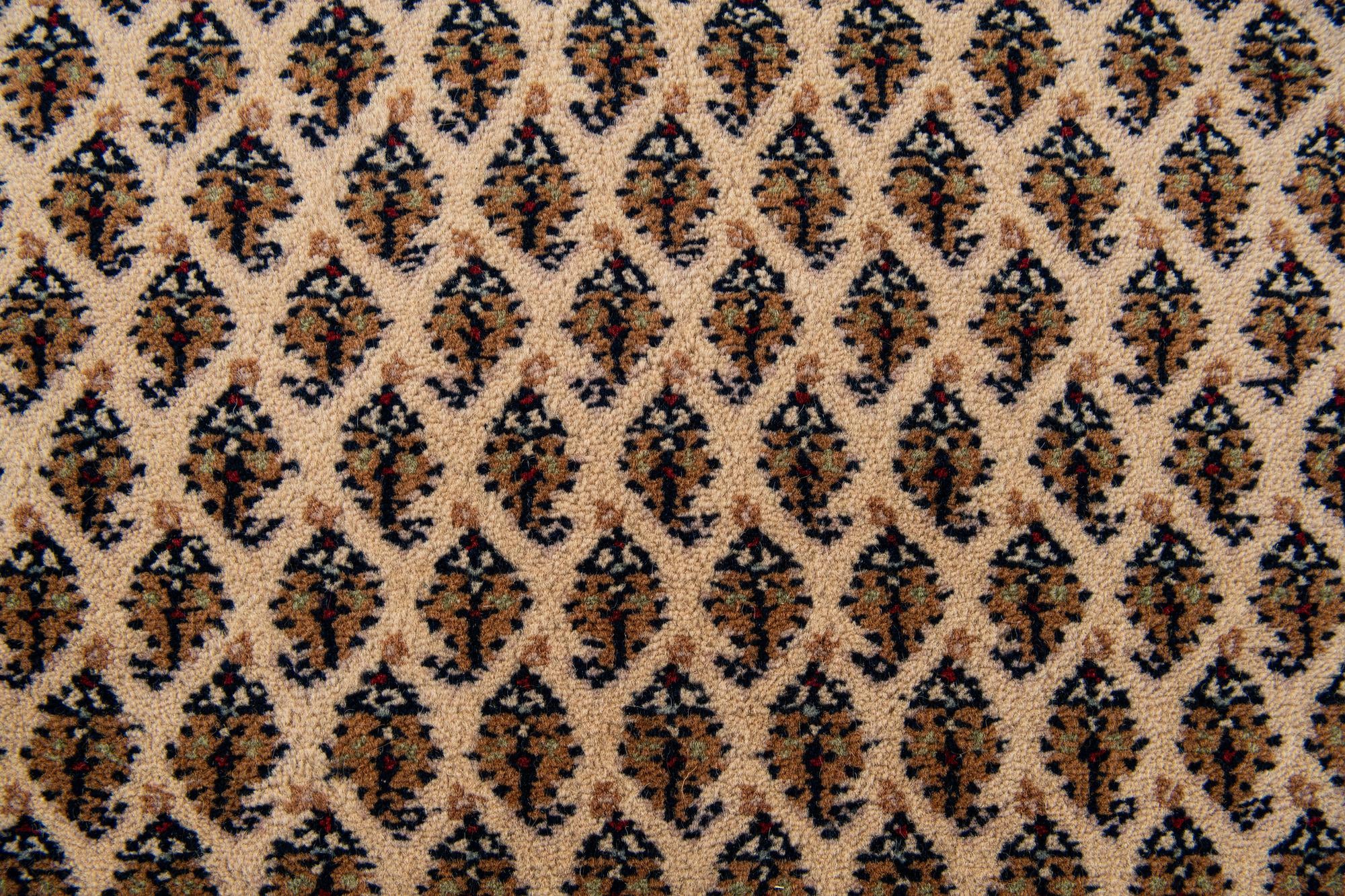 5' 8 x 11' 6 Hand Knotted Mir Wool Runner Rug