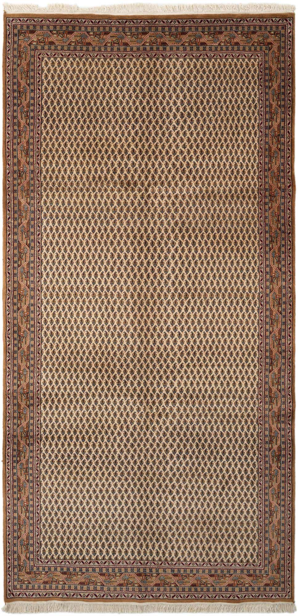 5' 8 x 11' 6 Hand Knotted Mir Wool Runner Rug