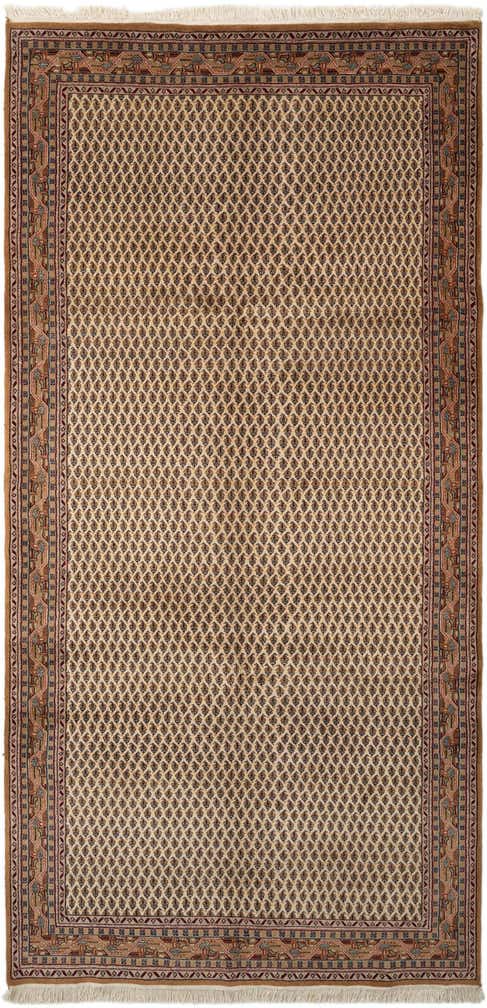 5' 8 x 11' 6 Hand Knotted Mir Wool Runner Rug