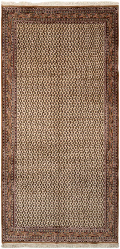 Detail image of 5' 8 x 11' 6 Hand Knotted Mir Wool Runner Rug
