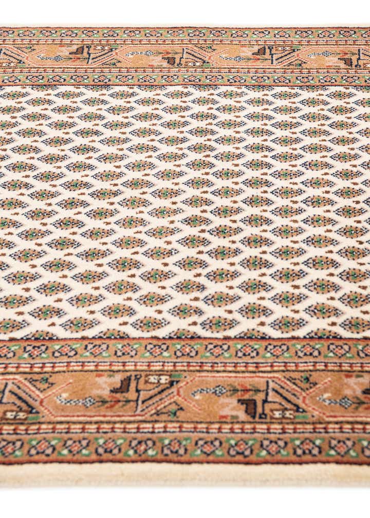 2' 8 x 9' 8 Hand Knotted Mir Wool Runner Rug